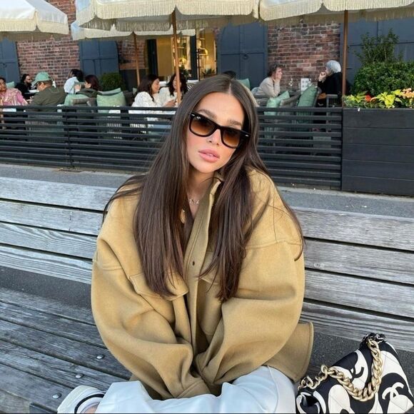 H&M Shacket Jacket Mustard Oversized - Picture 8 of 15